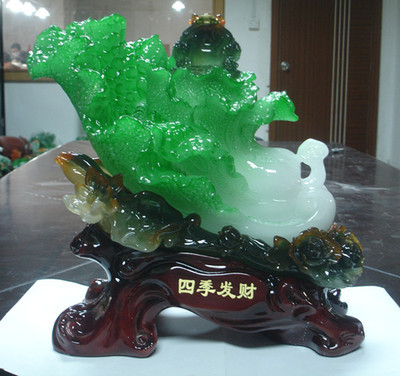 如意招財工藝品 白菜擺件中的家居美學與美好寓意